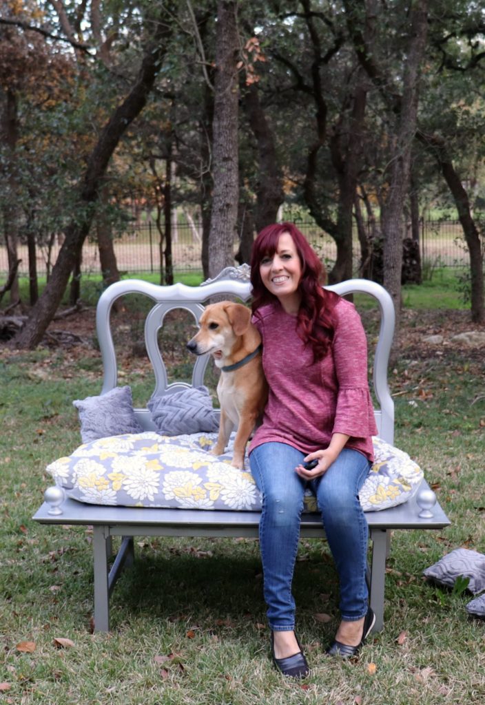 Elegant pet beds can get expensive, but you can make your own dog bed for a fraction of the cost!