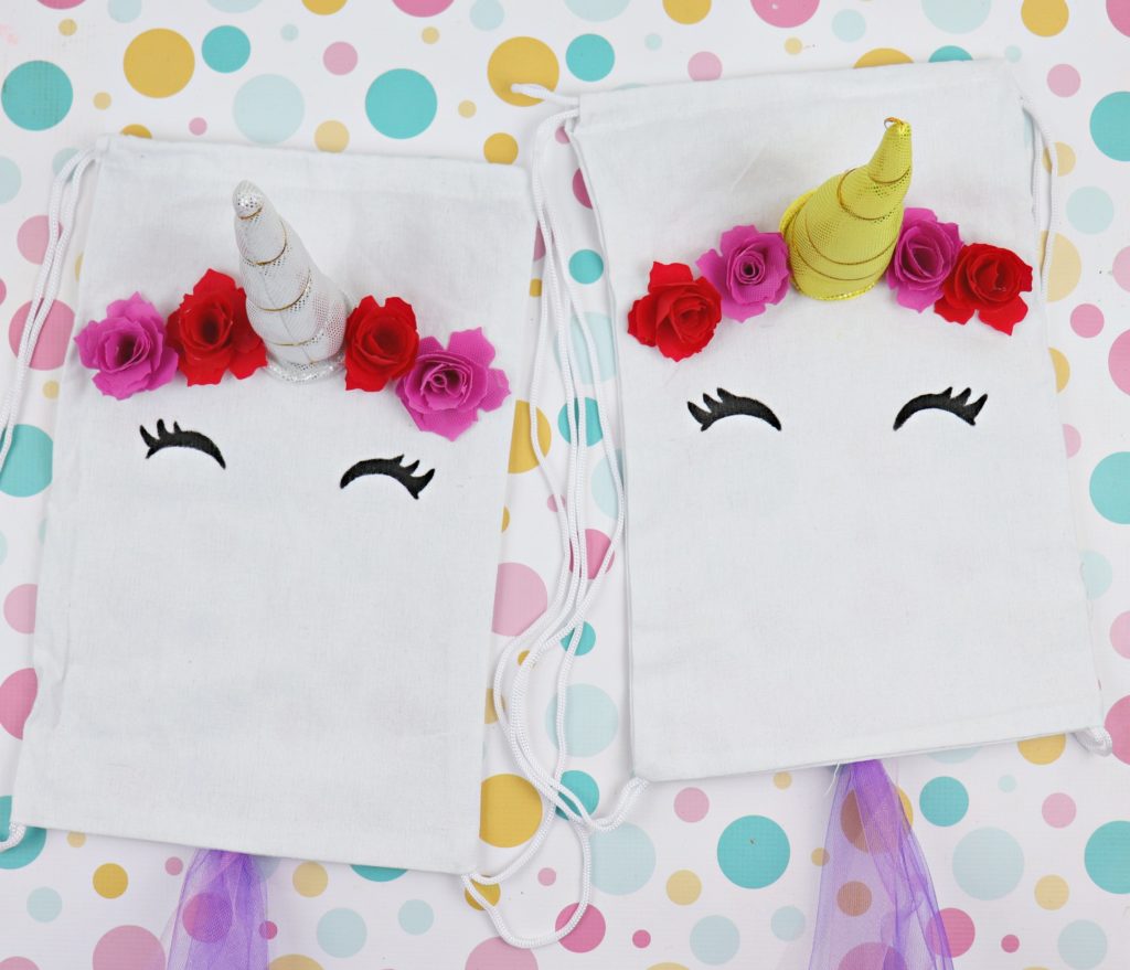 Who doesn't love unicorns? This adorable unicorn drawstring bag is quick to make and is perfect for birthdays and parties.