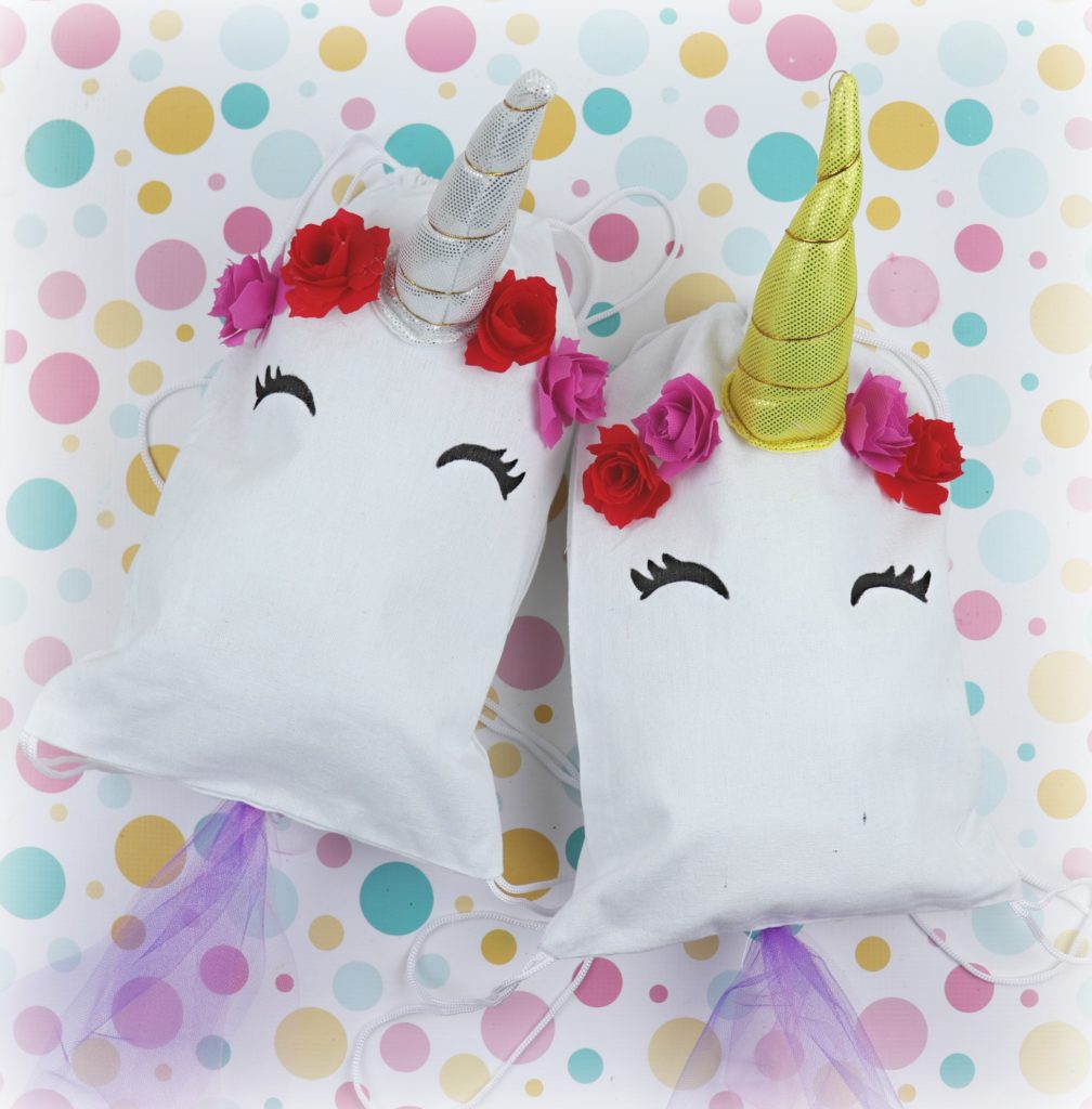 Who doesn't love unicorns? This adorable unicorn drawstring bag is quick to make and is perfect for birthdays and parties.
