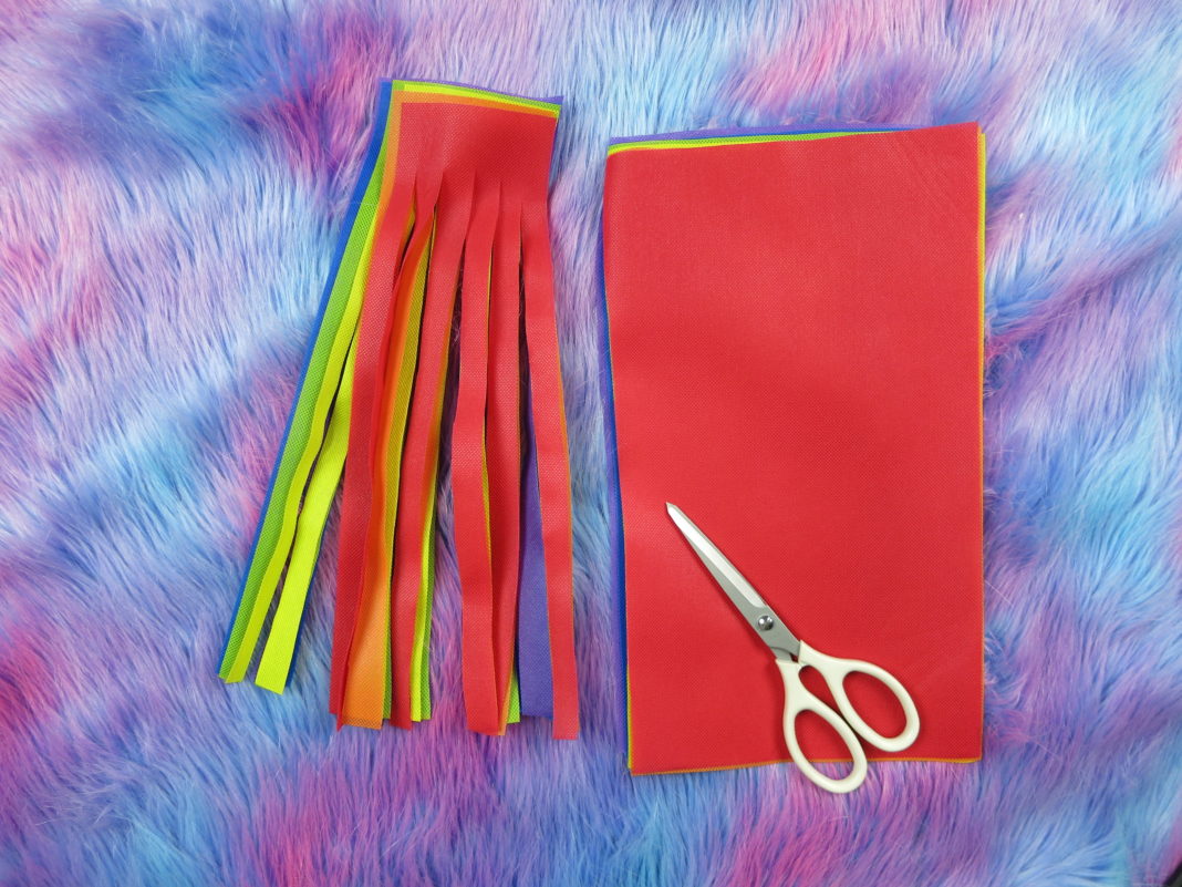 oly-fun fabric rainbow