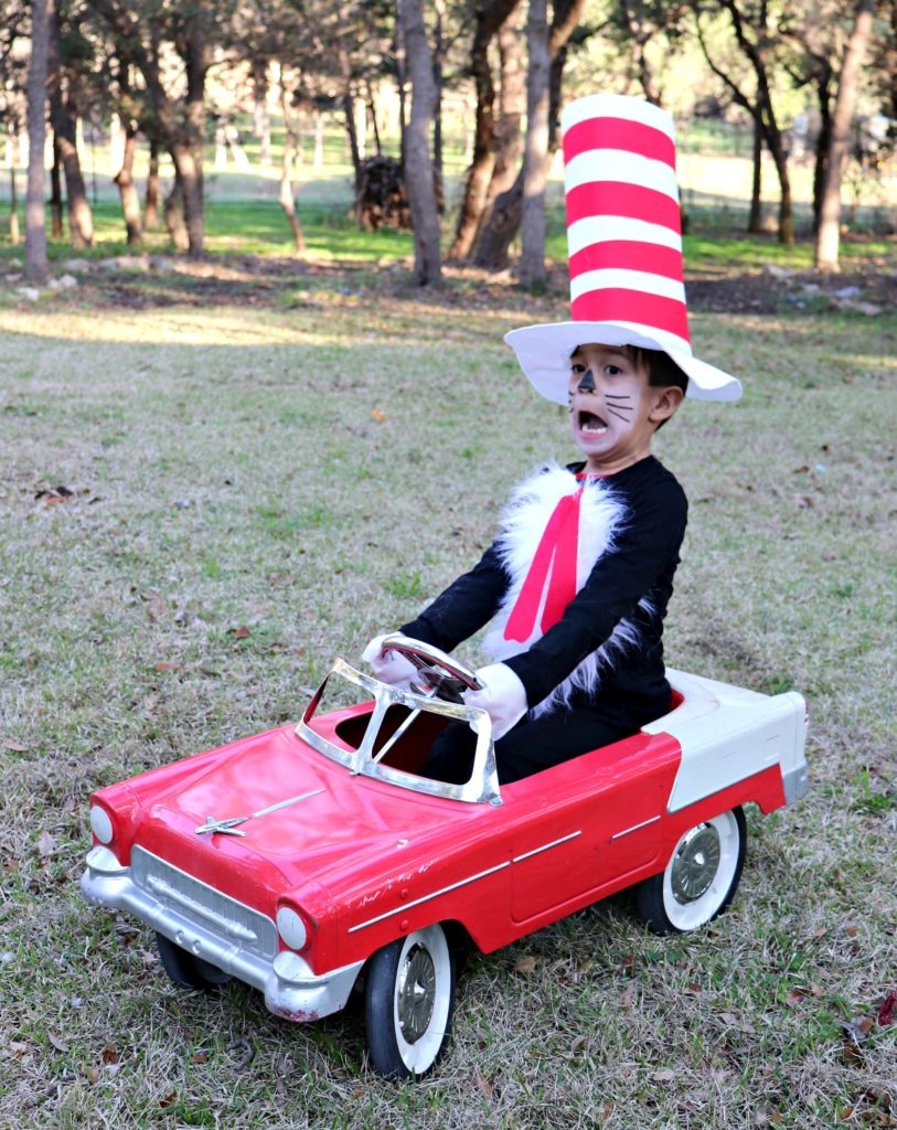 Cat in the Hat Costume Tutorial:  Celebrate Seuss Week