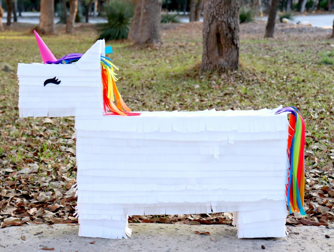 how to make a Giant unicorn piñata tutorial