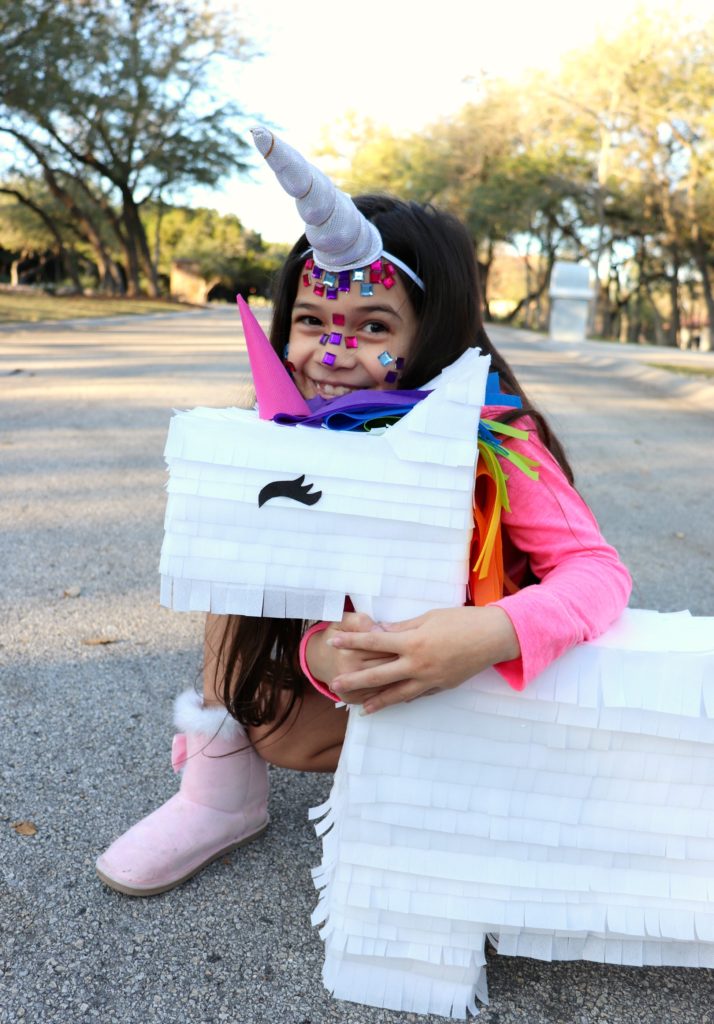 make a giant unicorn pinata