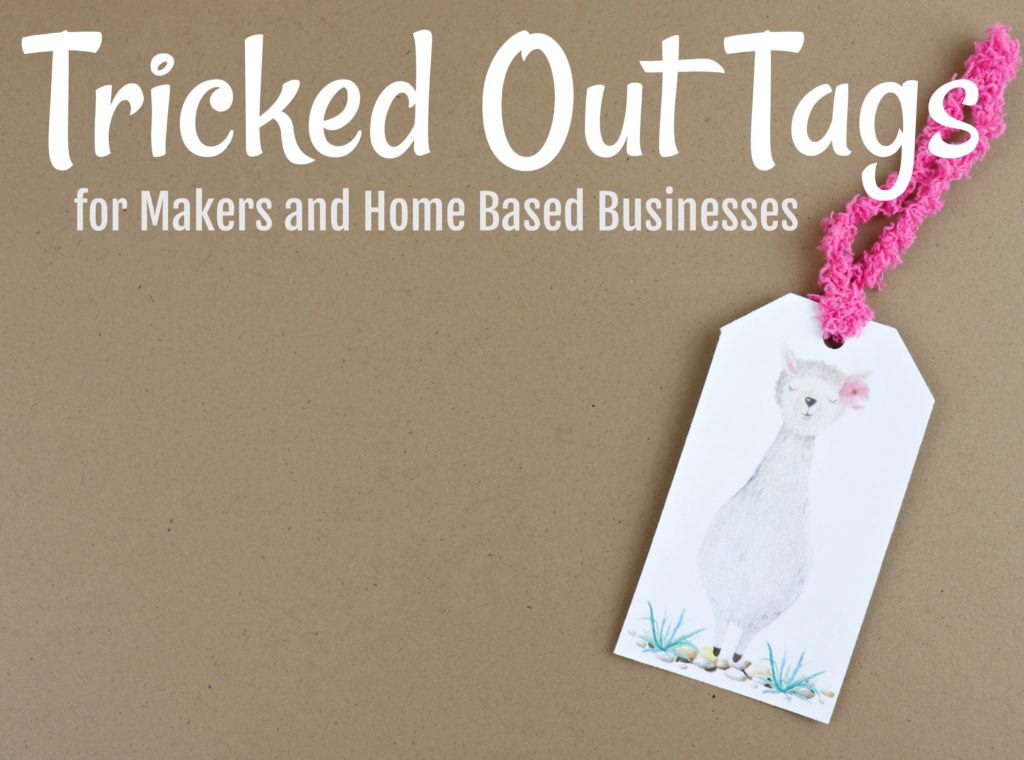 Use printed tags with craft items to make hanging tags for your products or gifts. Make tricked out tags to get your products noticed.
