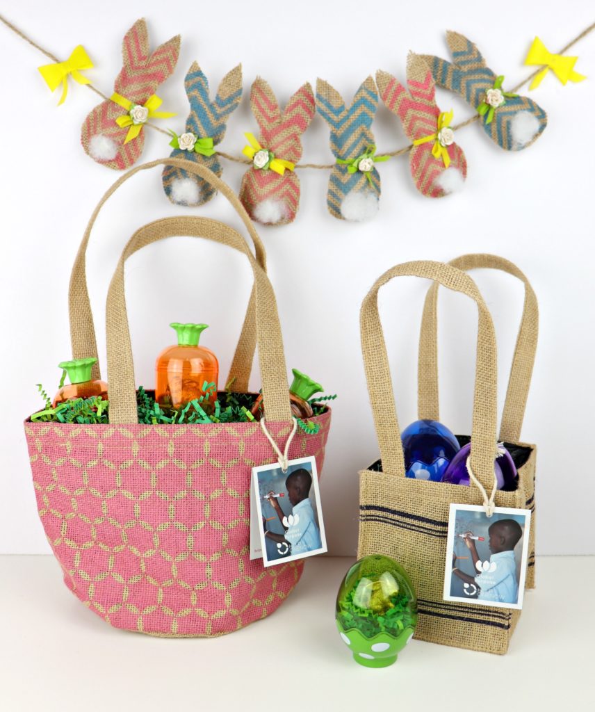 This teeny Easter gold bunny miniature cloche will make adorable desk decor and a sweet little gifts for your friends
