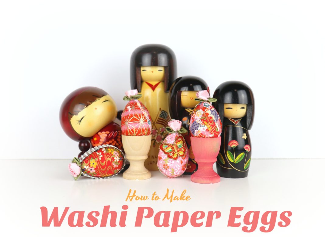 Washi Paper Eggs Tutorial: Pretty Spring Decor DIY