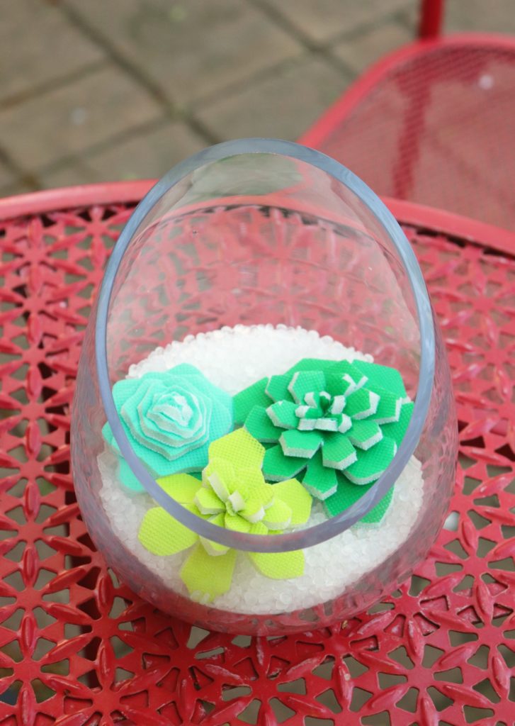 Fabric Succulents Decor to DIY