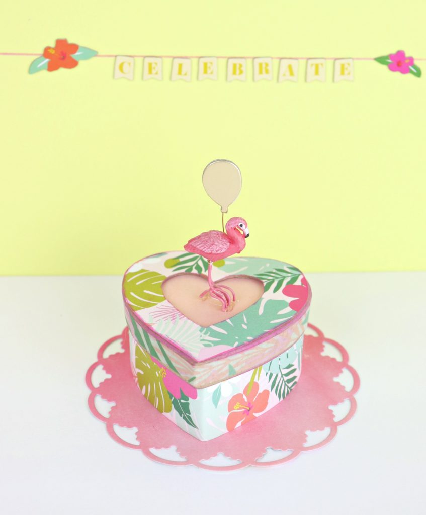 Flamingo Party Favor Boxes Tutorial
