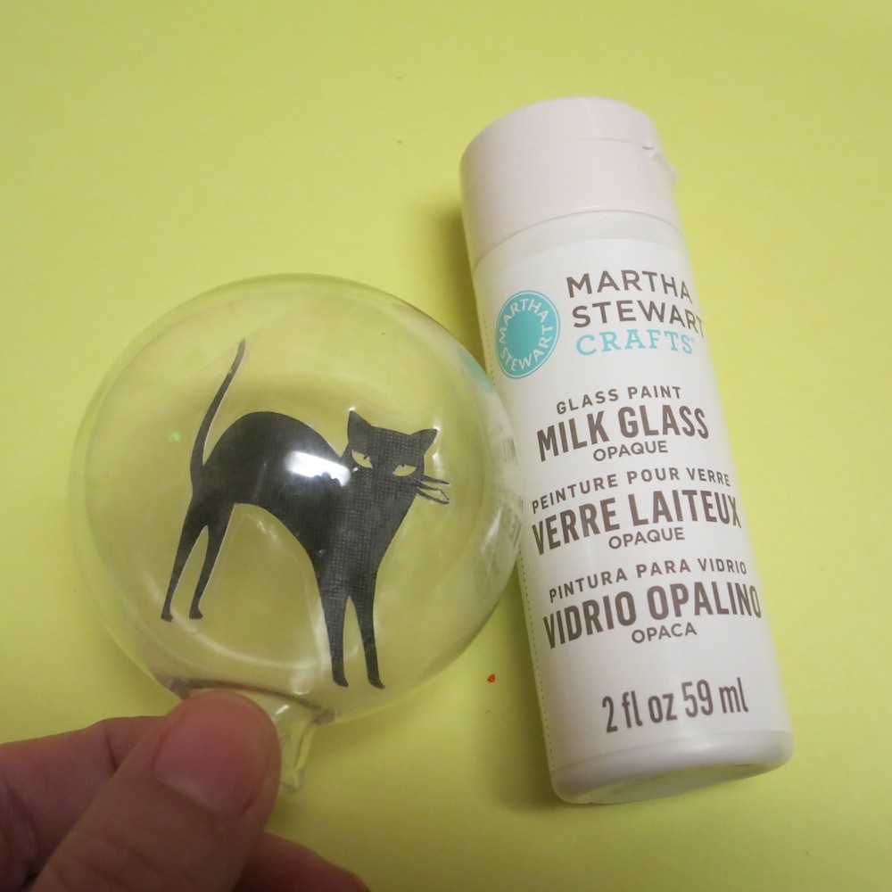 Make this crystal ball DIY decor for not too spooky Halloween decorating. 