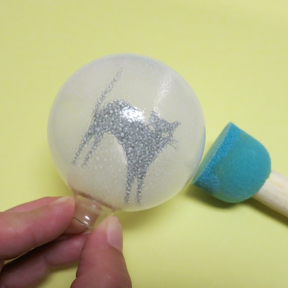 Make this crystal ball DIY decor for not too spooky Halloween decorating. 