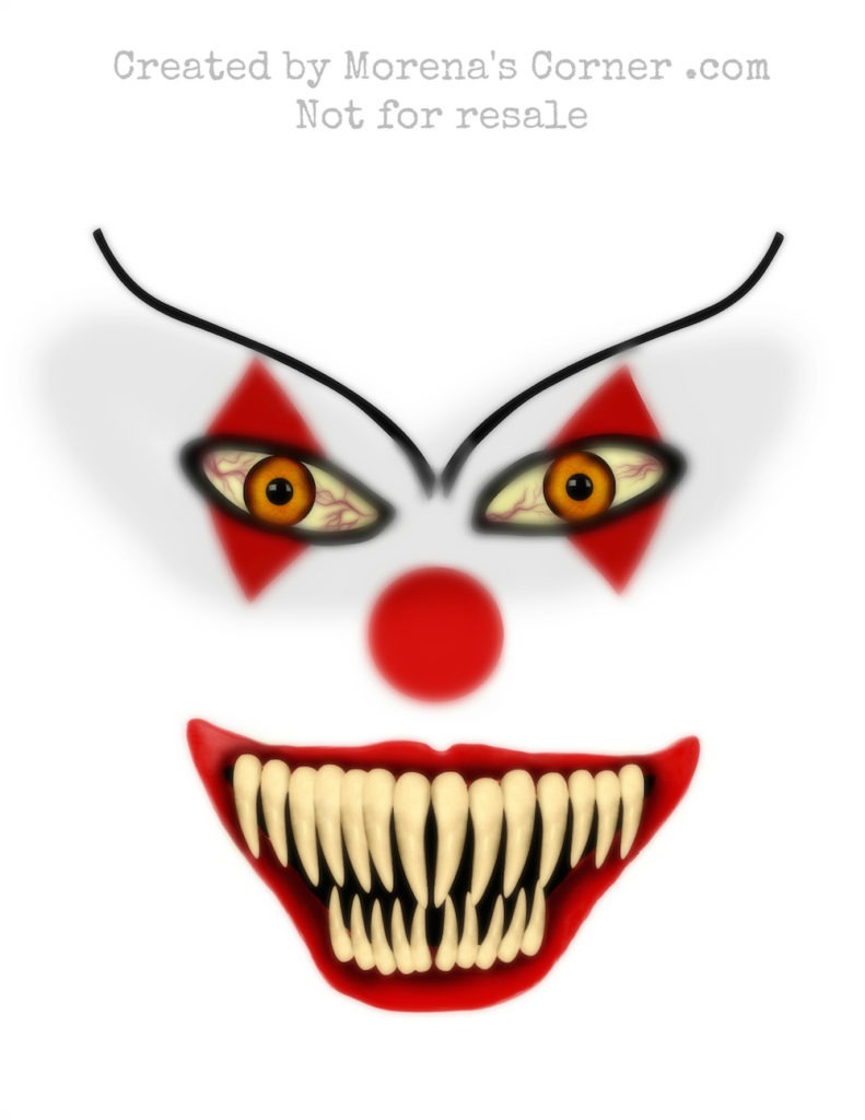 Make a scary clown wreath that is inspired by creepy Pennywise from the hit movie and book "It". Tutorial includes a free printable.