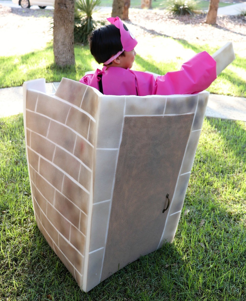 little pig brick house costume