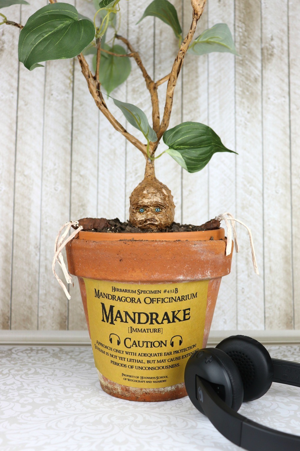 Mandrake Tutorial:  A Harry Potter DIY Project