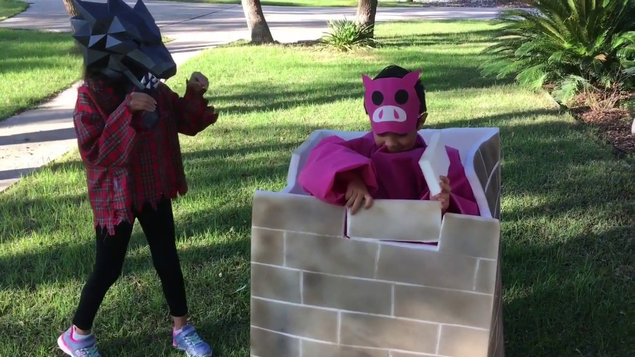 Little Pig Brick House Costume Tutorial