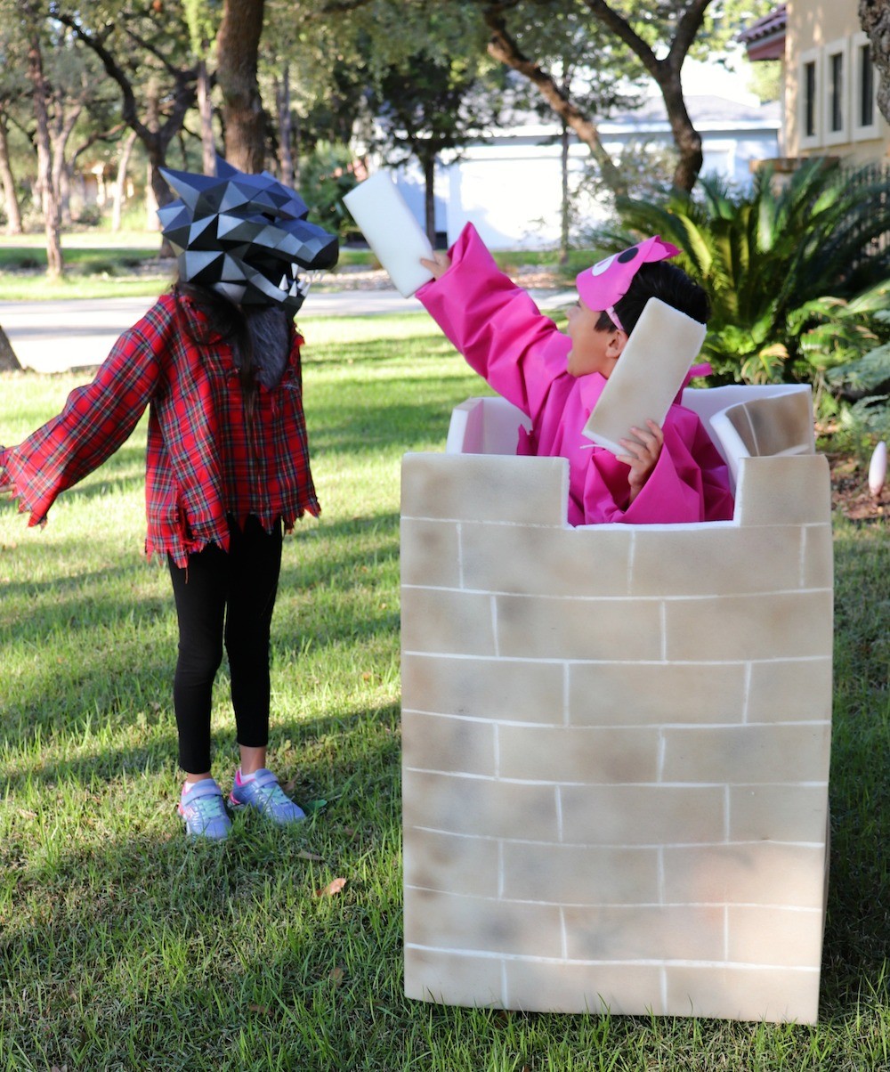 little pig brick house costume