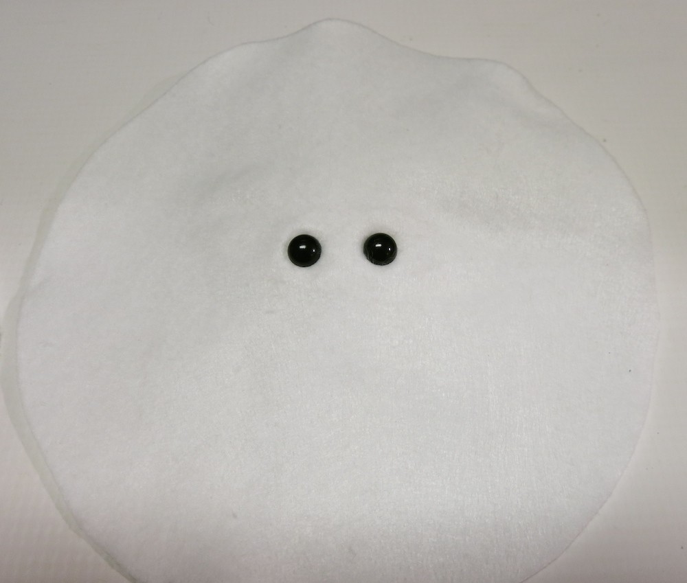 add eyes to plush DIY