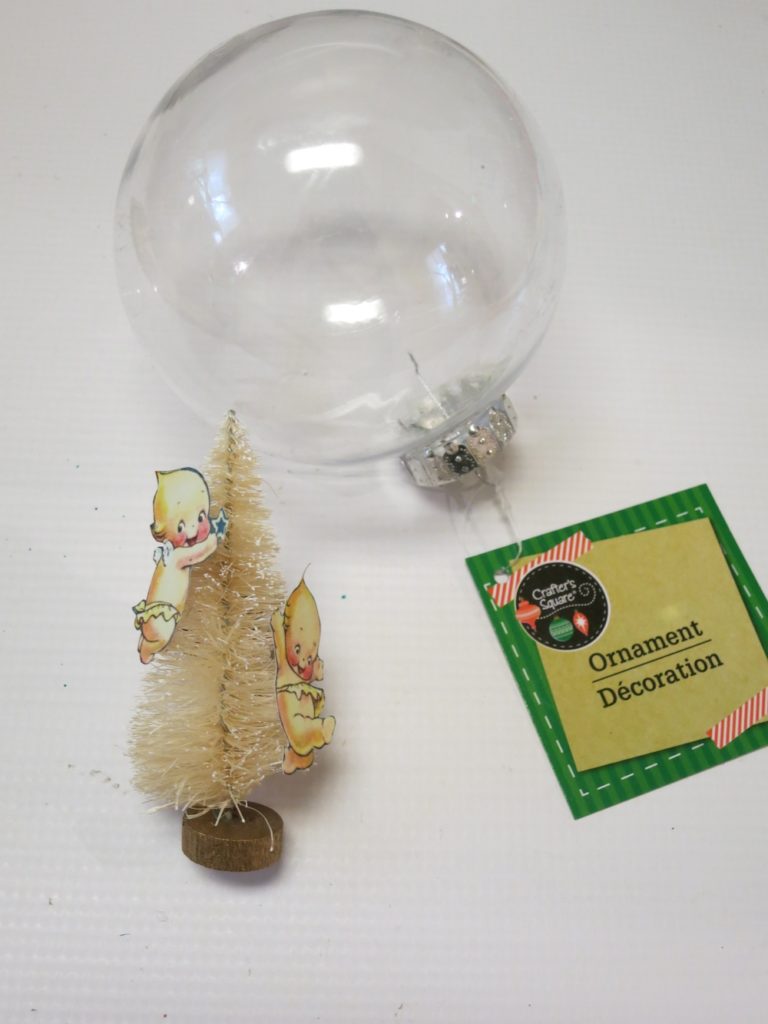Make a beautiful snow globe gift box for the holidays