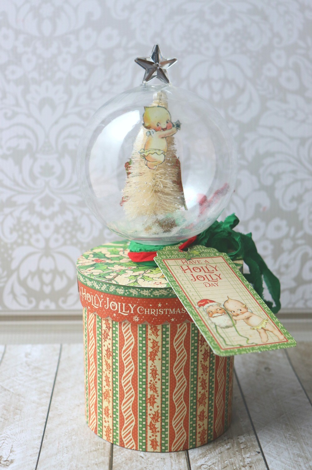 Snow Globe Gift Box DIY for Christmas