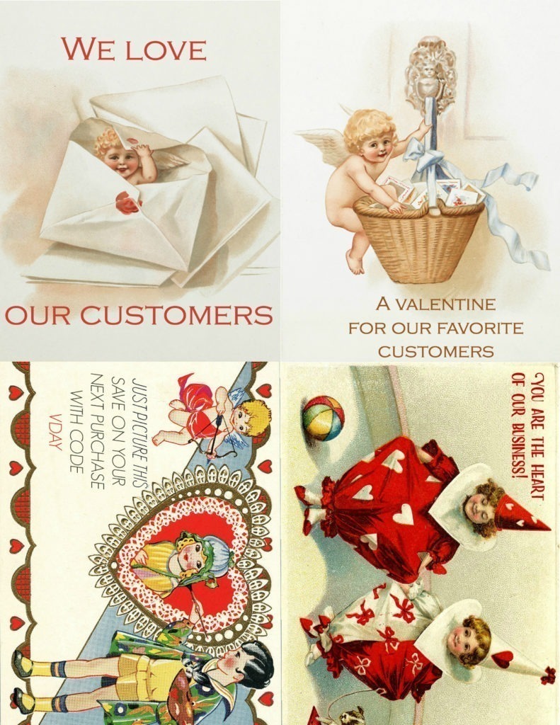 Make Valentine's Day postcards using these free printables with postcards from OnlineLabels.com. T