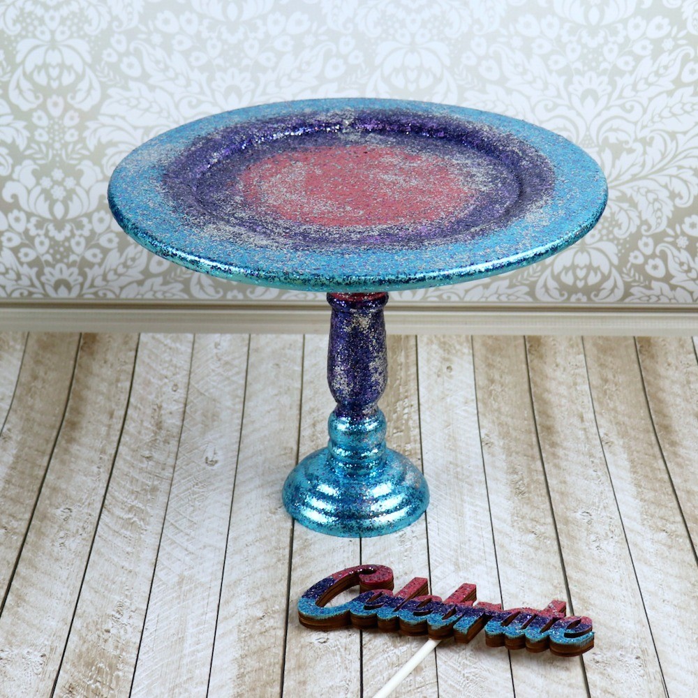 Create Your Own Stellar Galaxy Cake Stand!