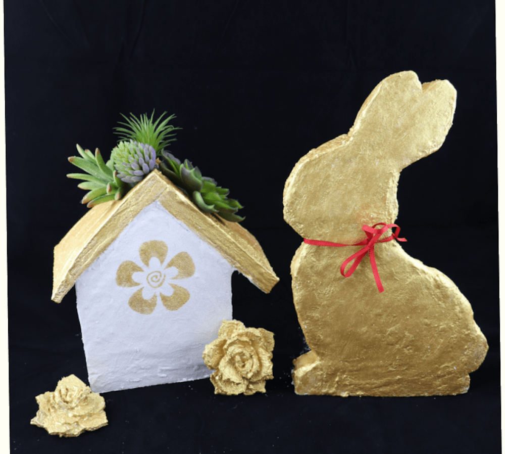 faux concrete decor tutorial