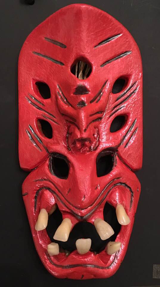 This handsome devil creepy craft is a silly twist on a Goodwill thrift store find. Make this as a weird Valentine or for Halloween.