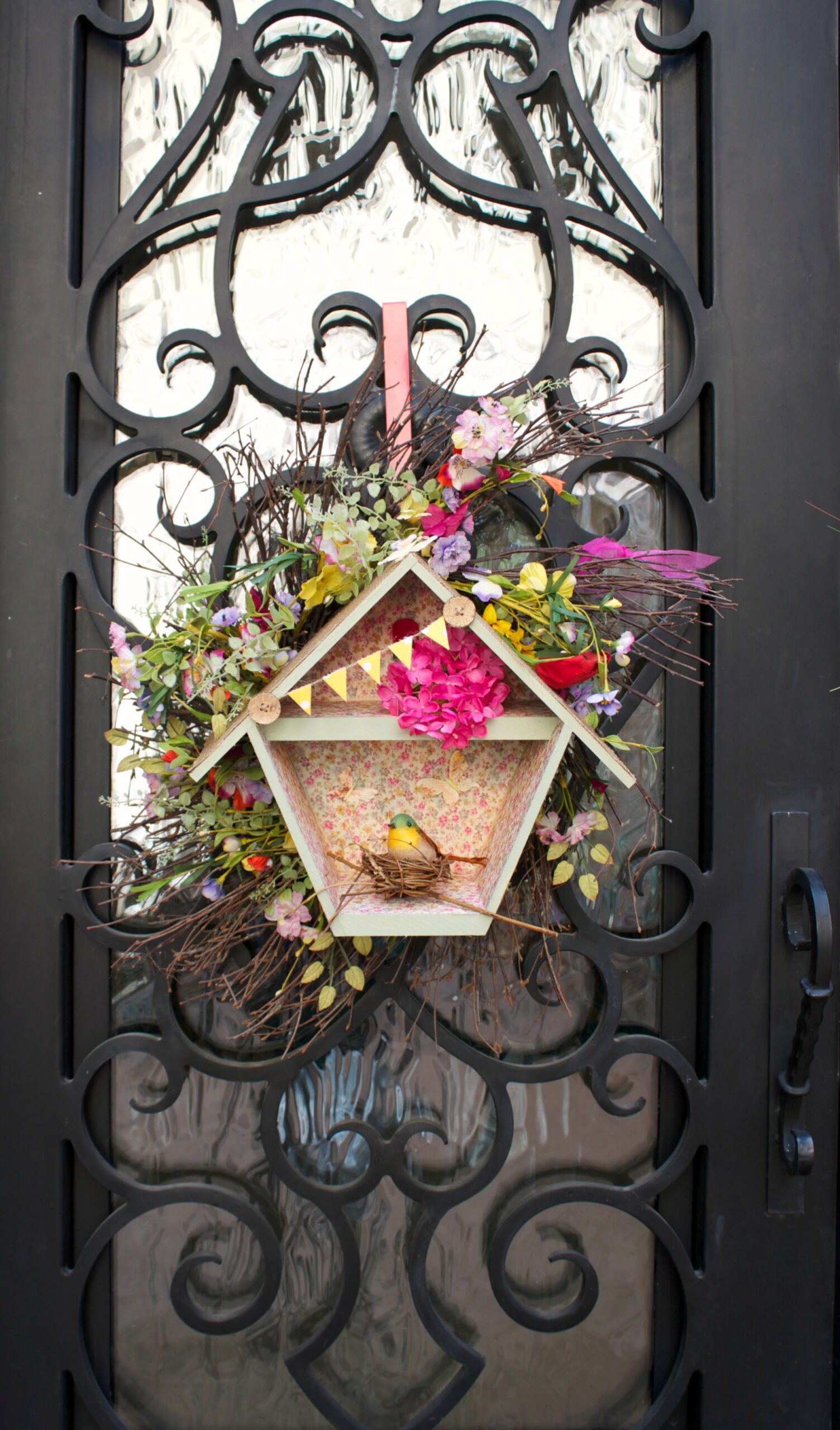 birdhoue wreath DIY