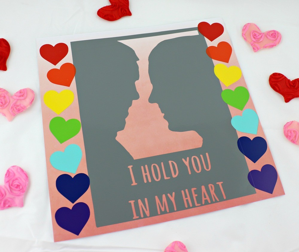 Vinyl Silhouette Scrapbook Page Tutorial