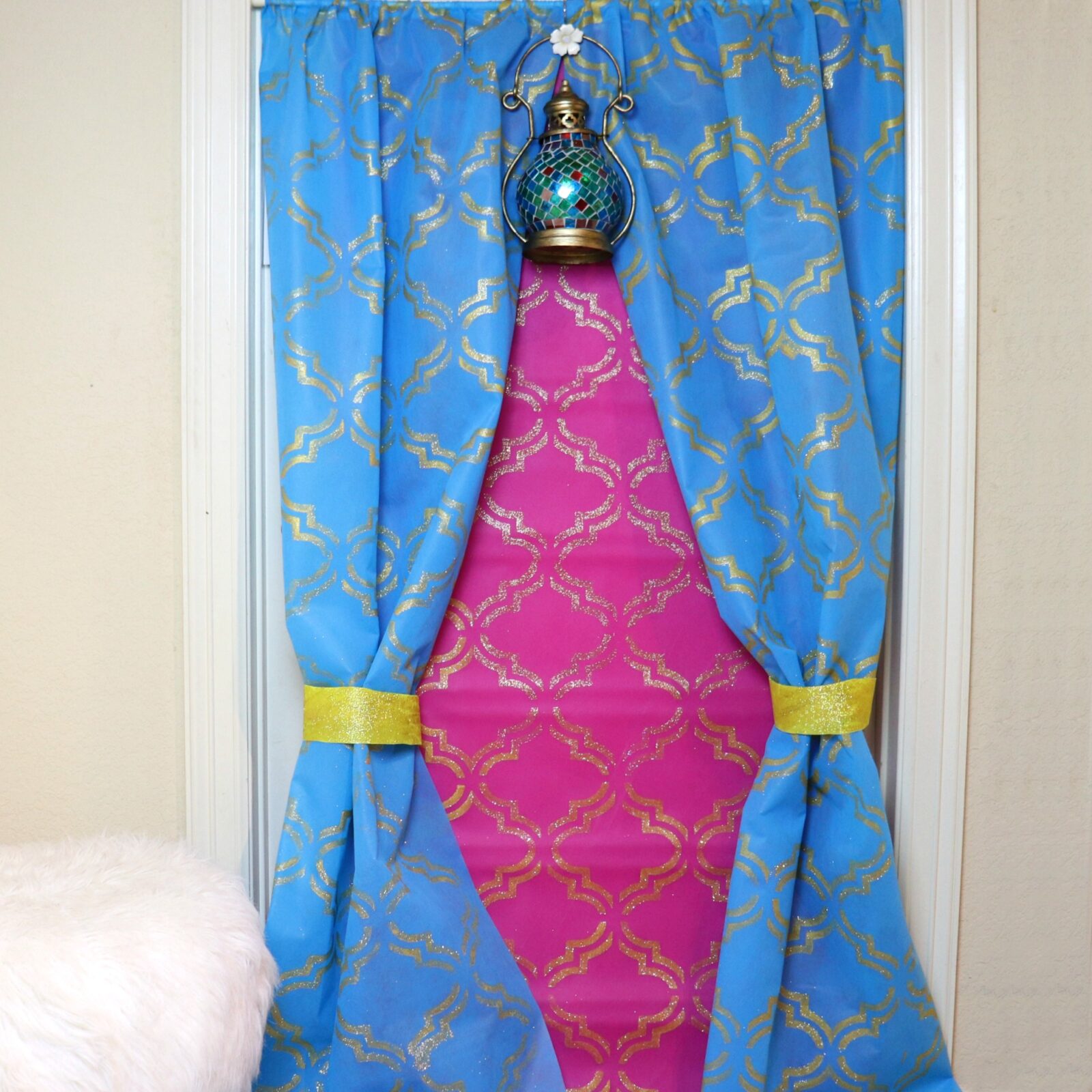 Aladdin Inspired Door Curtain DIY