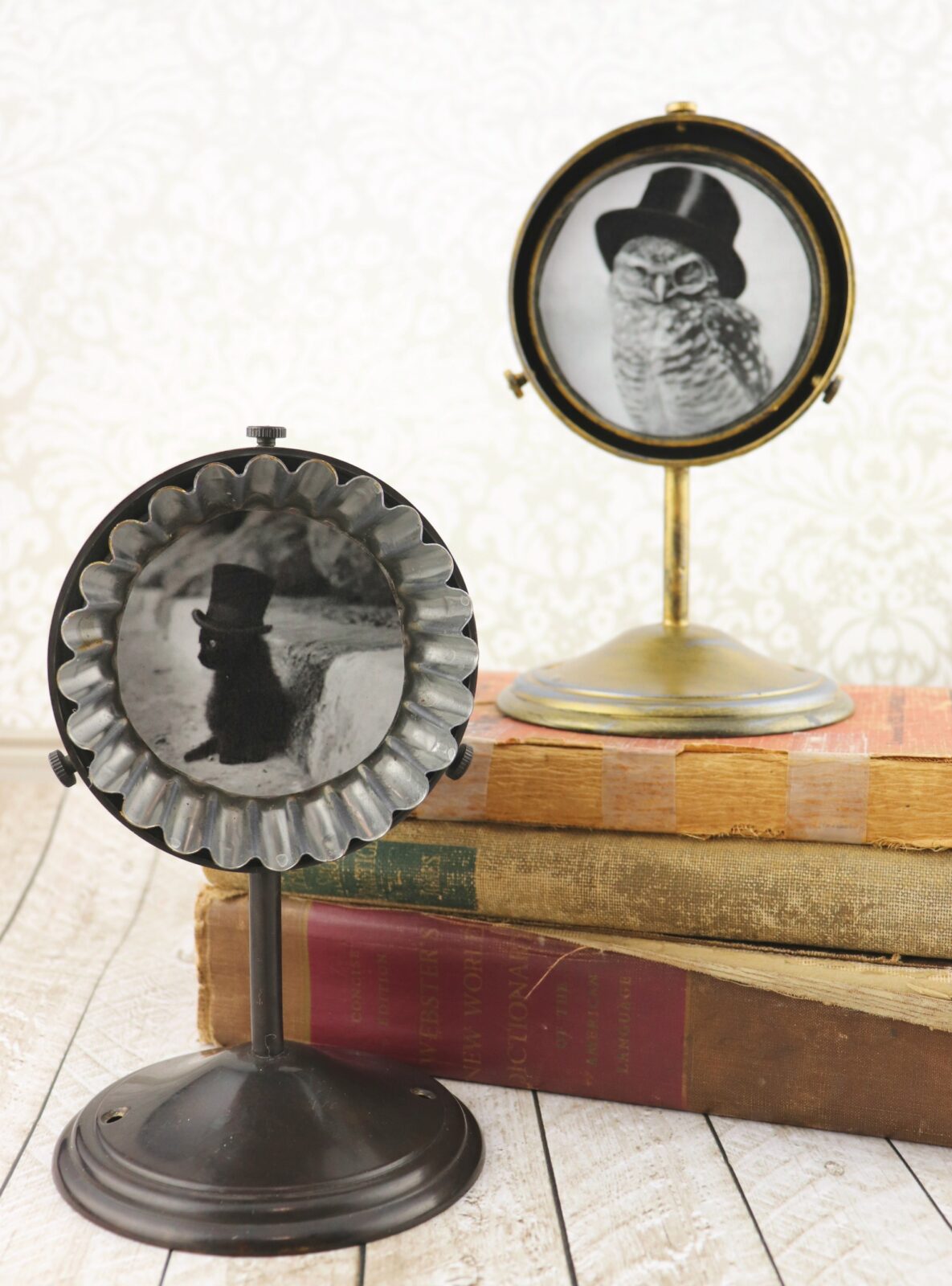 Make upcycled frames and unique photo holders to decorate with.