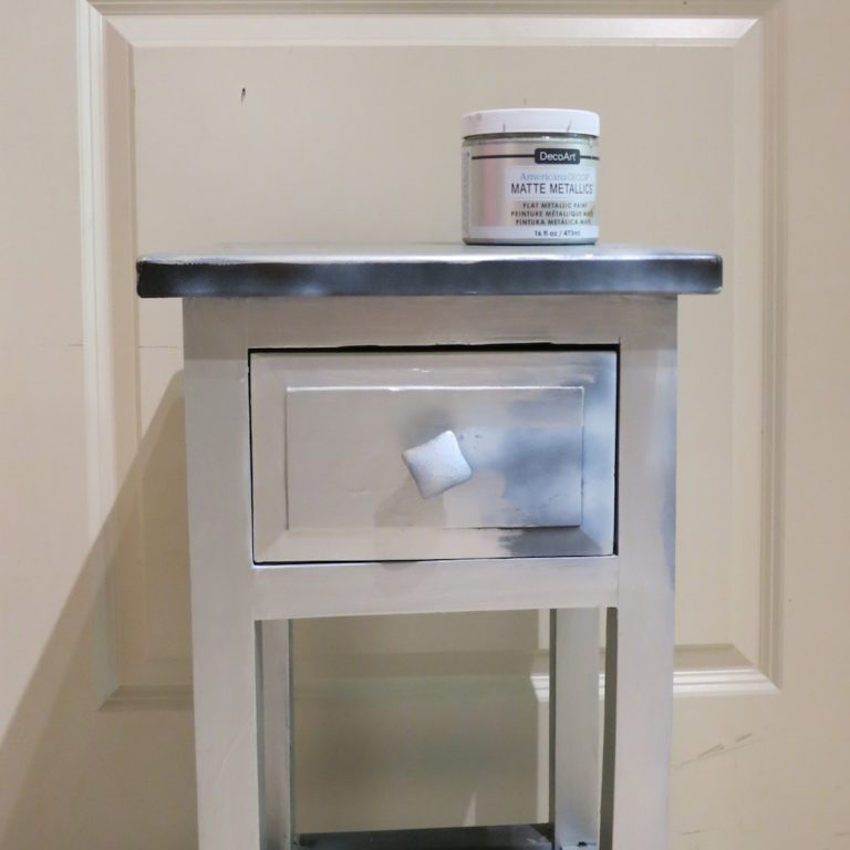 Mod Painted Nightstand DIY - Morena's Corner