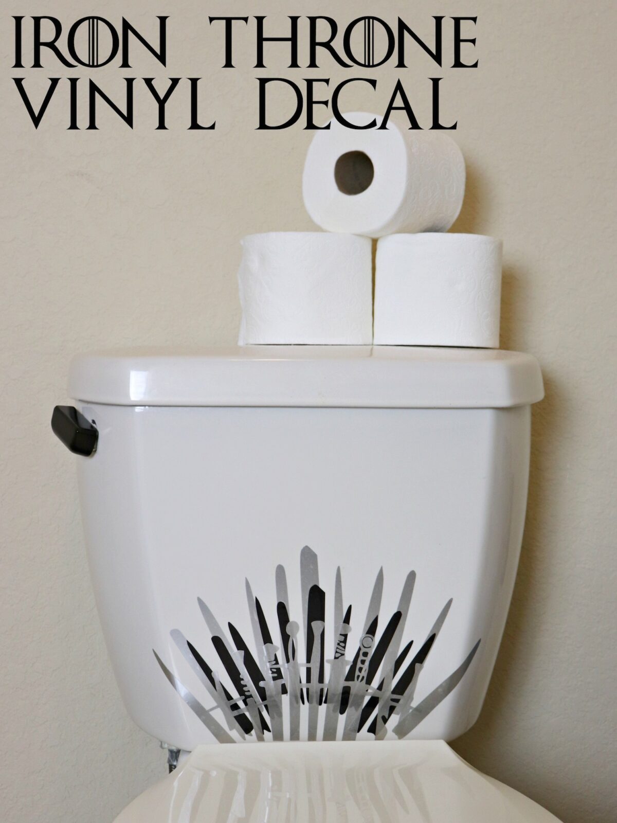 Iron Throne Vinyl Decal: Game of Thrones Craft