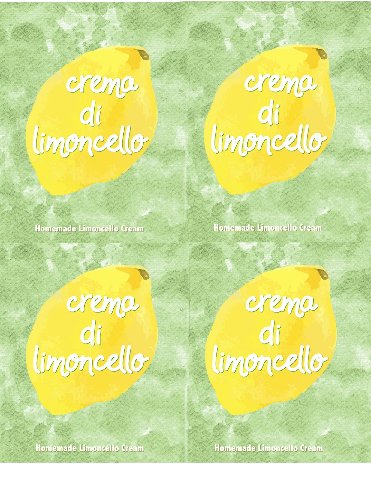 Crema di Limoncello Recipe