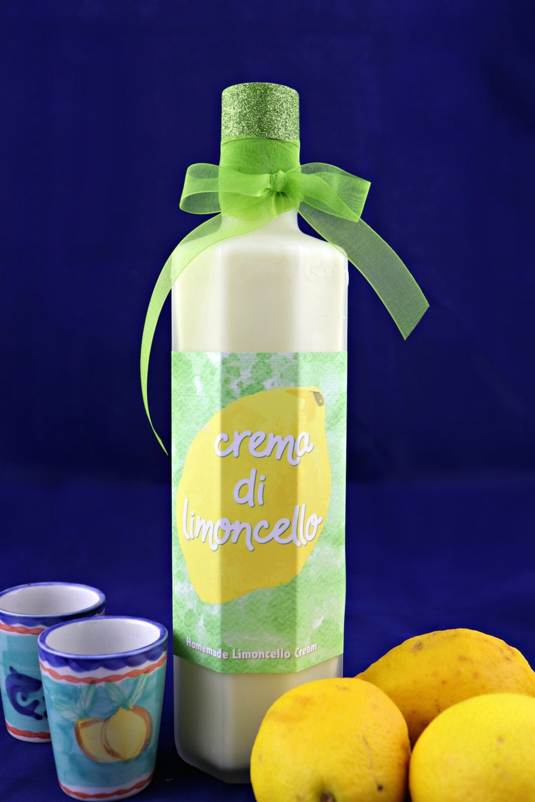 Crema di Limoncello Recipe with Free Printable Label