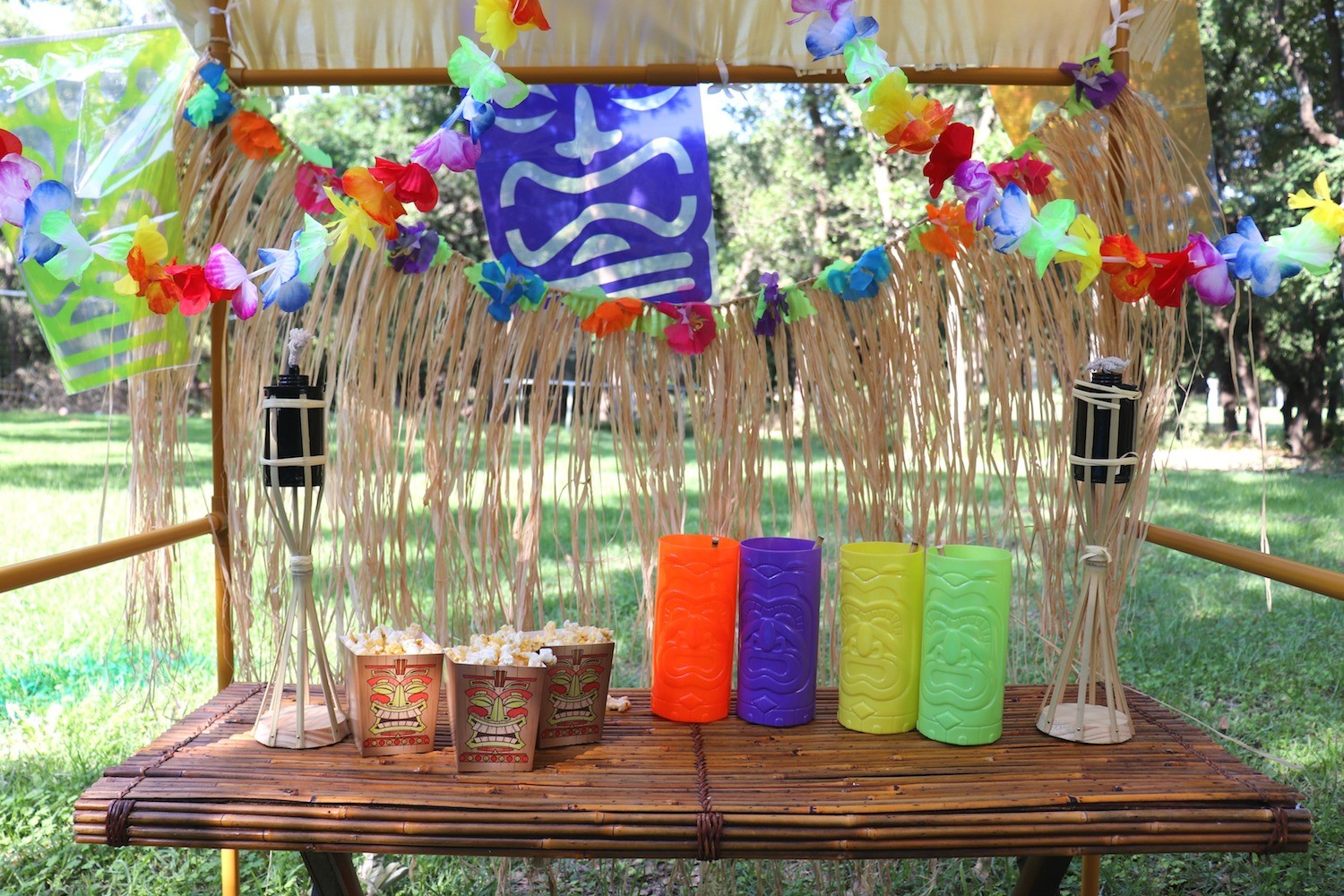 tiki themed party