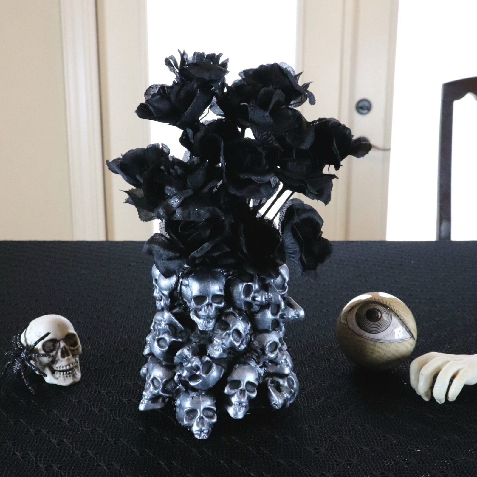 skull vase diy