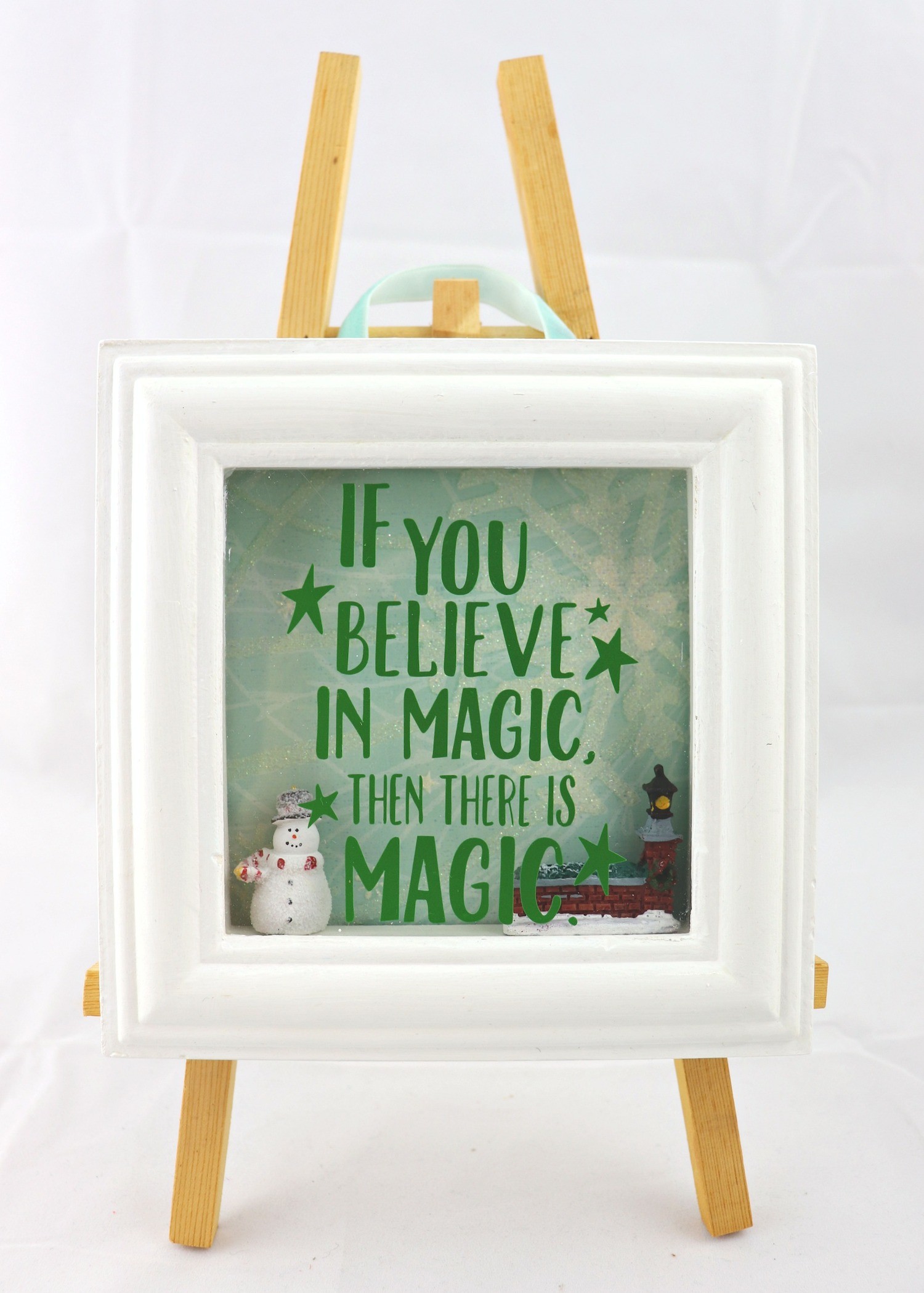 christmas shadow box tutorial