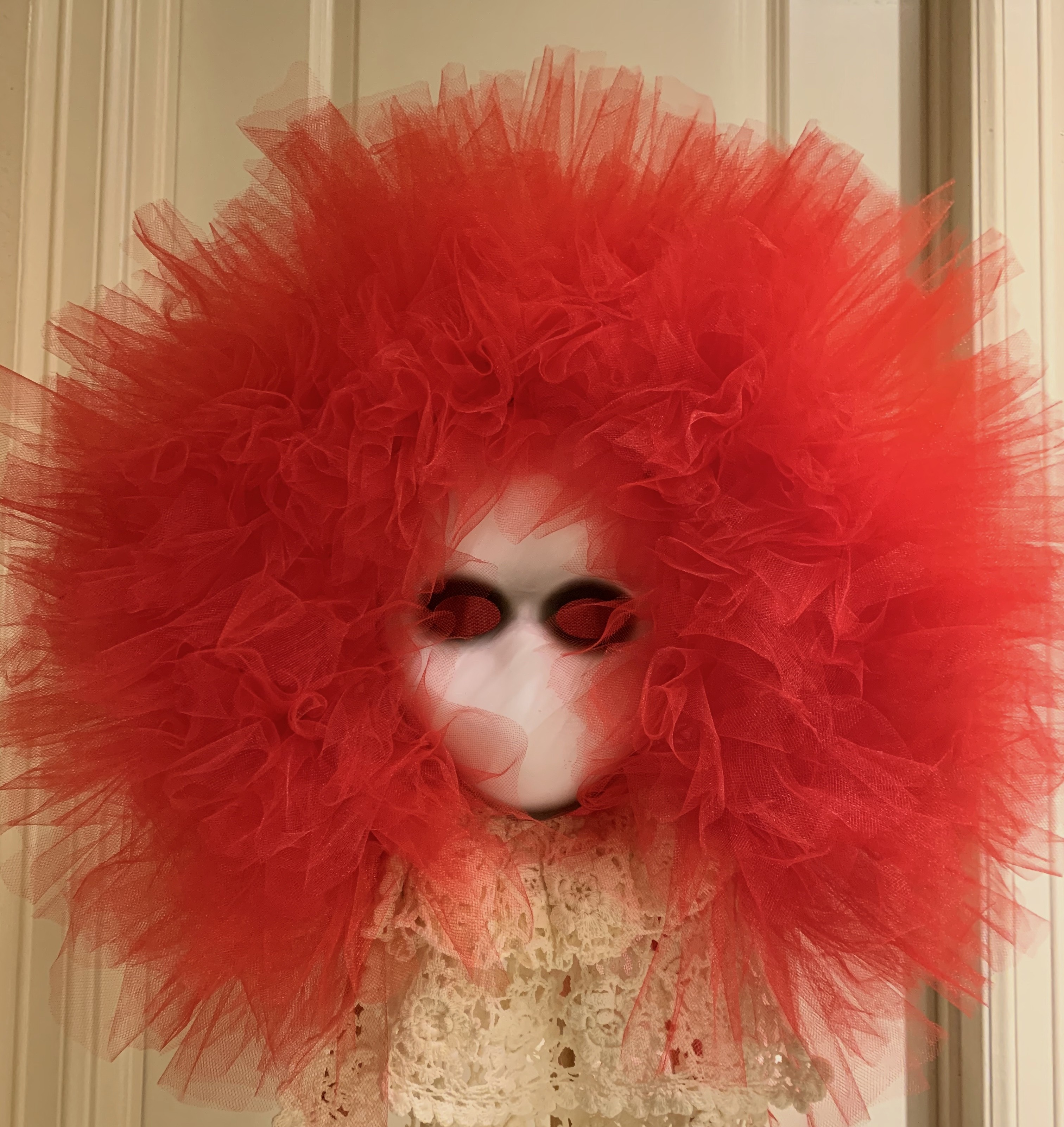 creepy clown wreaths
