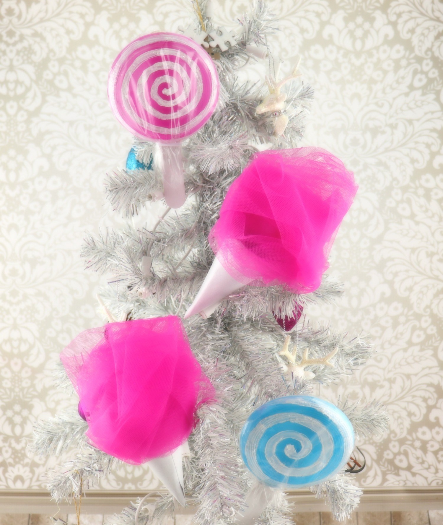 Cotton Candy Ornaments Tutorial