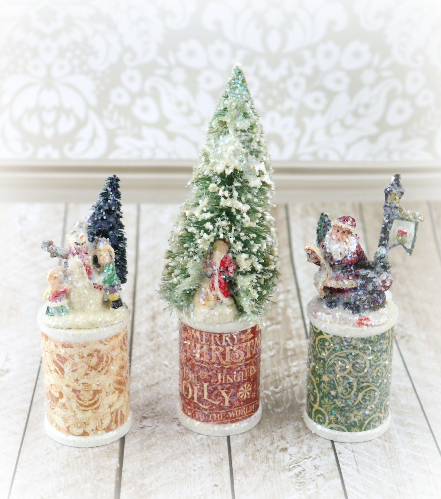 Wood Spool Christmas Decor Tutorial
