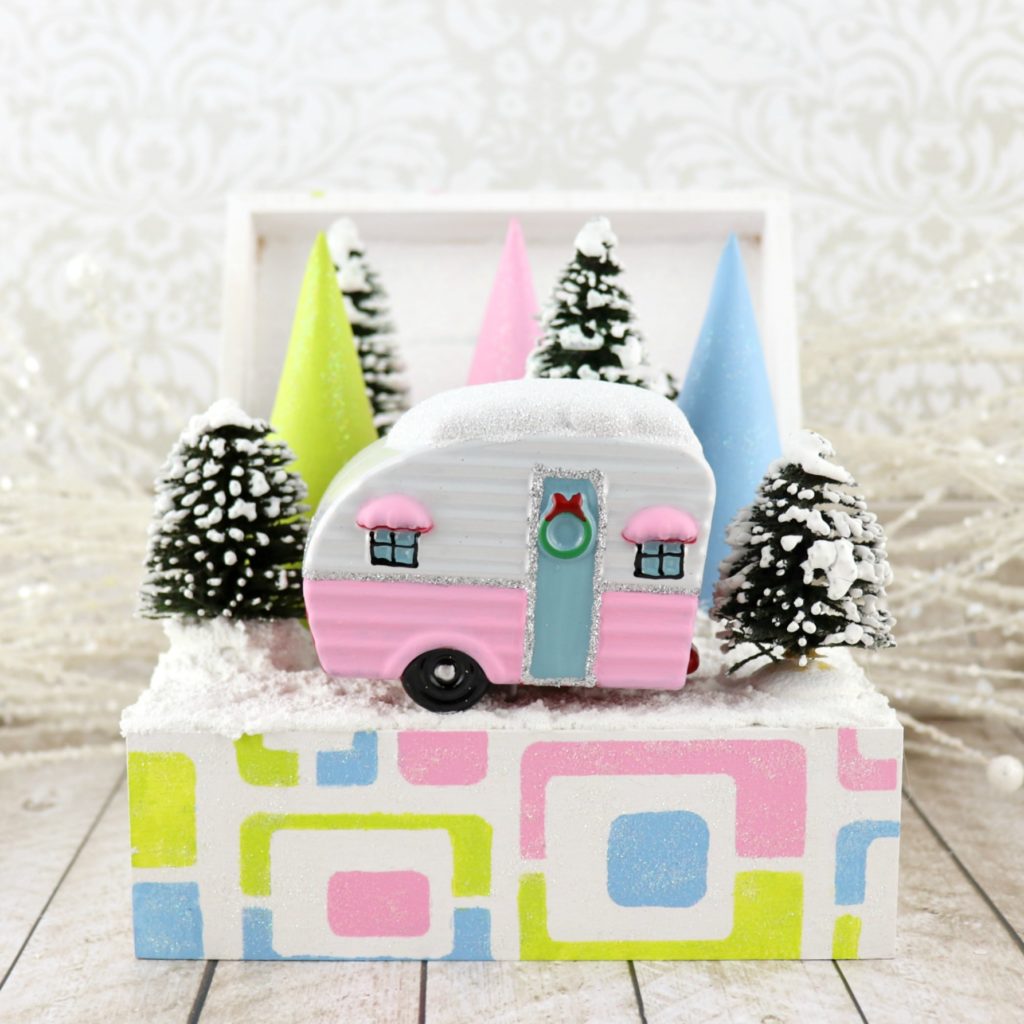 Retro Christmas decor DIY