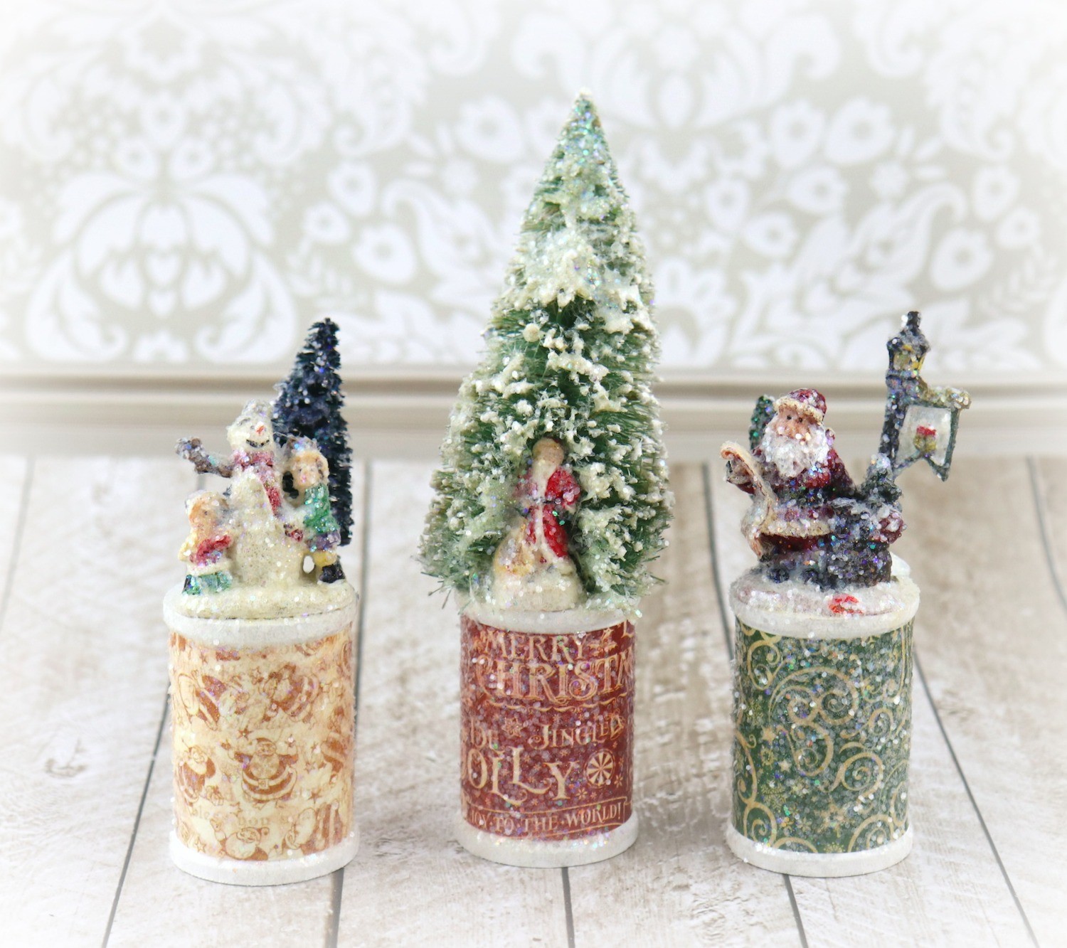Wood Spool Christmas Decor Tutorial