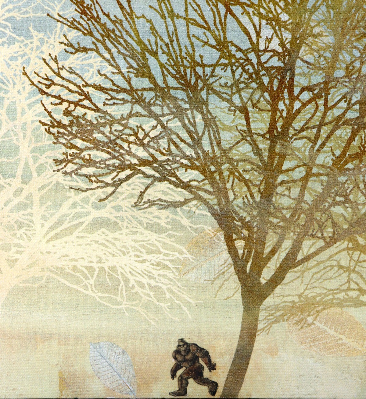 This is such an easy way to update thrift store art!