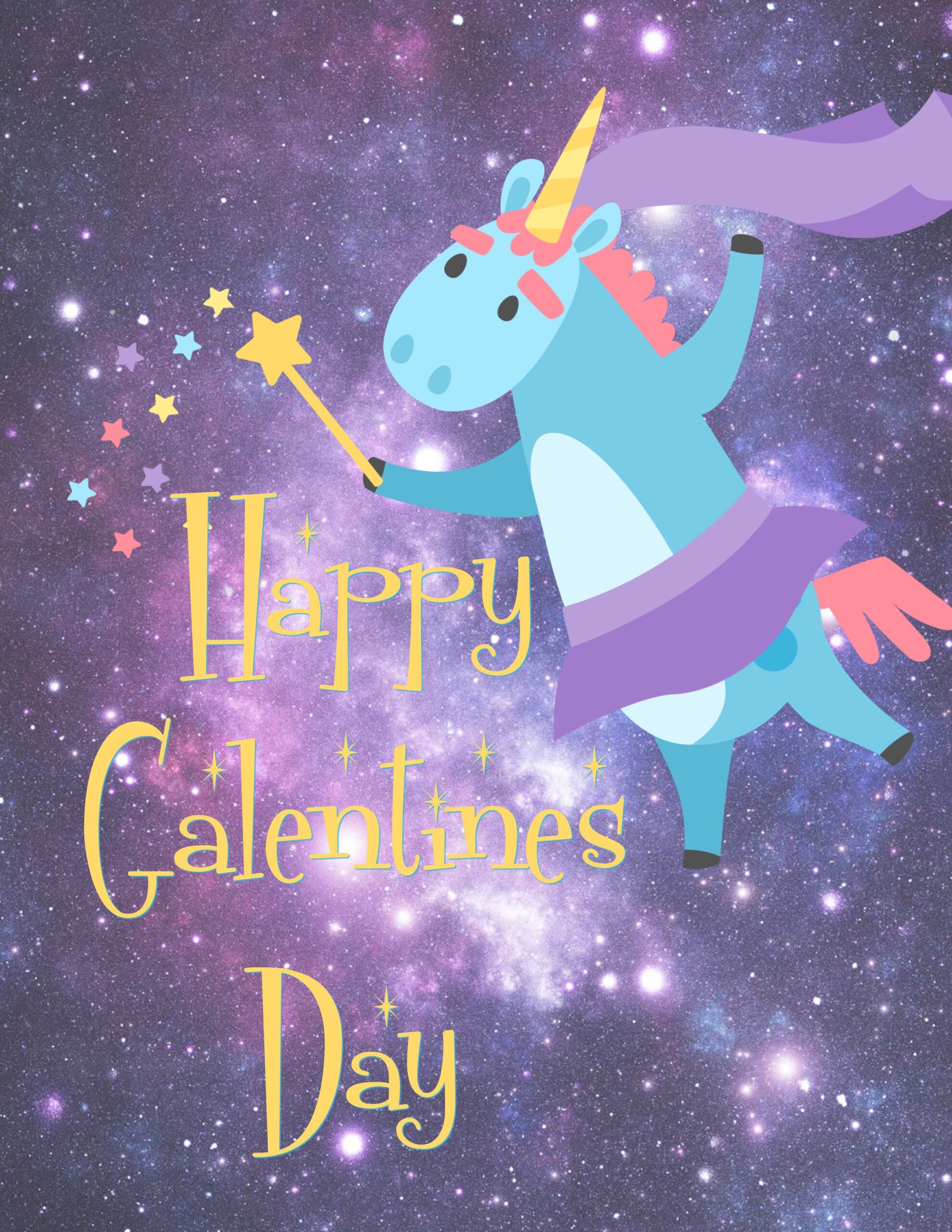 Galentine Unicorn Printable