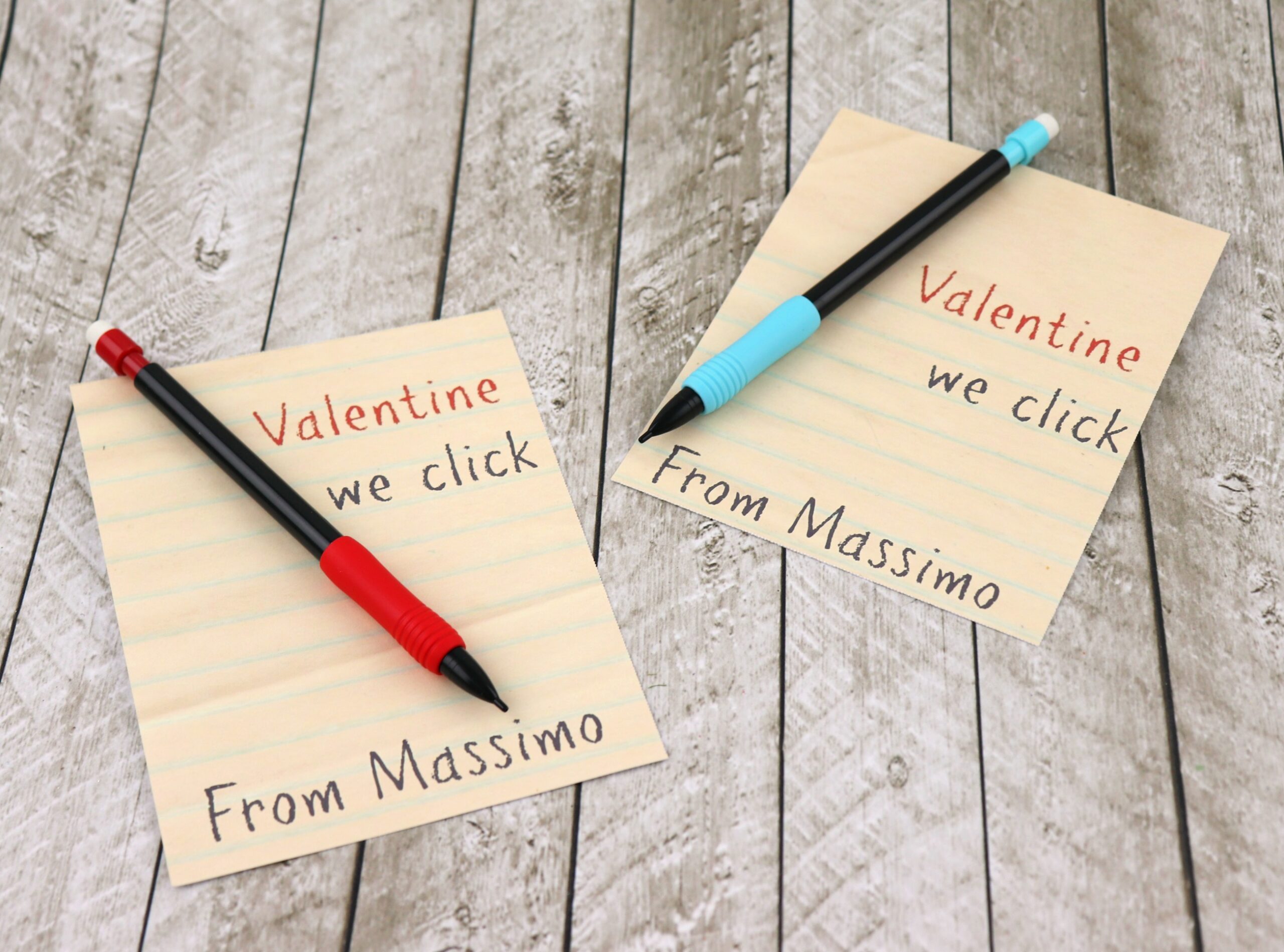 valentine pencil printable tutorial