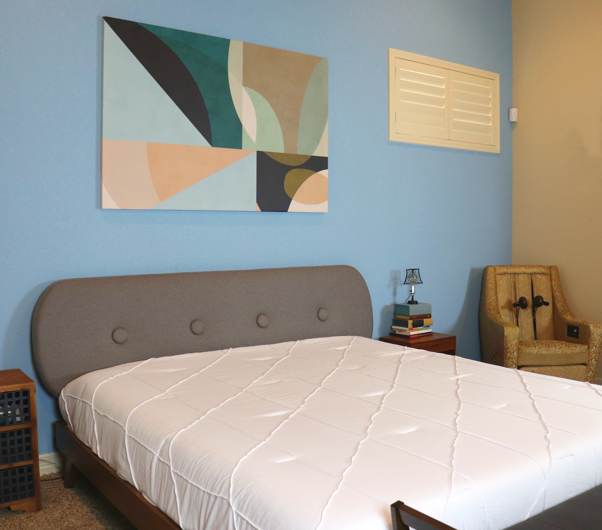 MCM master bedroom makeover