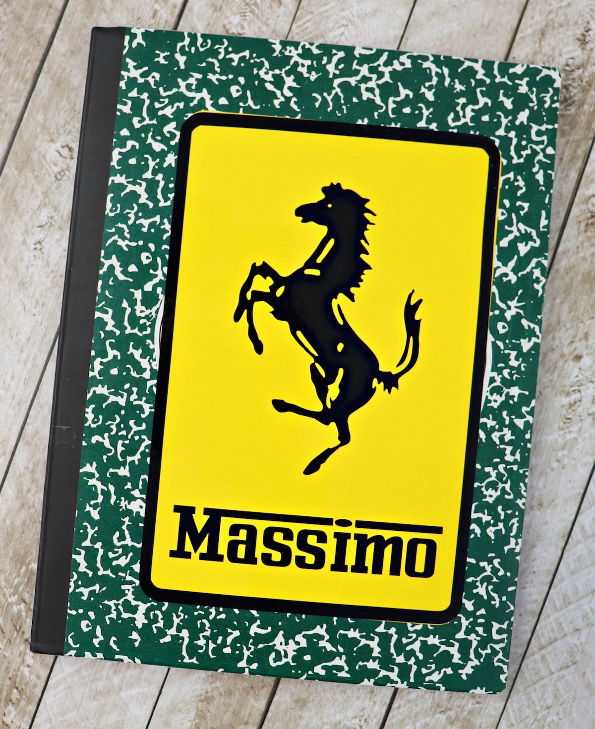 ferrari inspired school labels