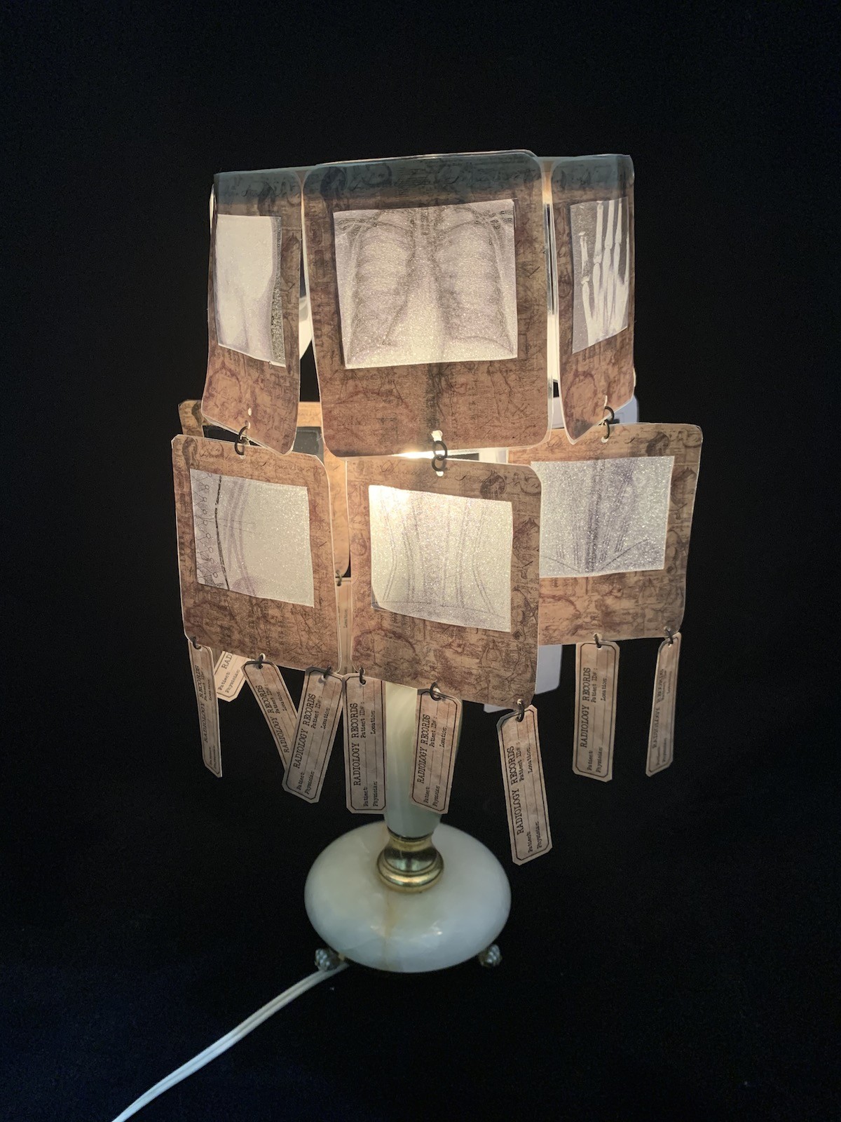 X-ray Lamp DIY: Steampunk or Halloween Decor