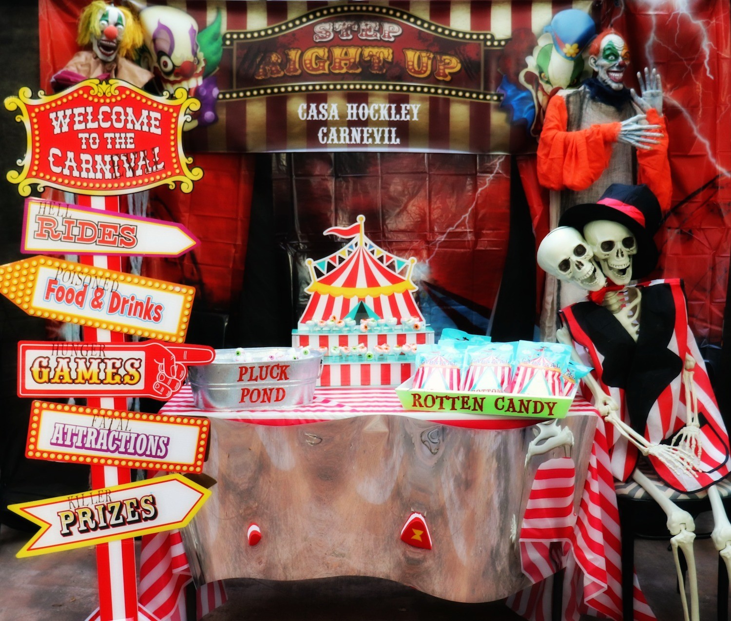 Carnevil Halloween spooky decor