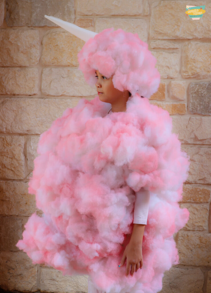 how to make a cotton candy costume for Halloween